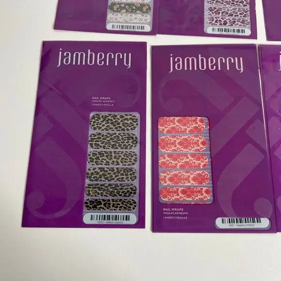 NEW 22 Piece JAMBERRY Nail Decal Set - Picture 3 of 7